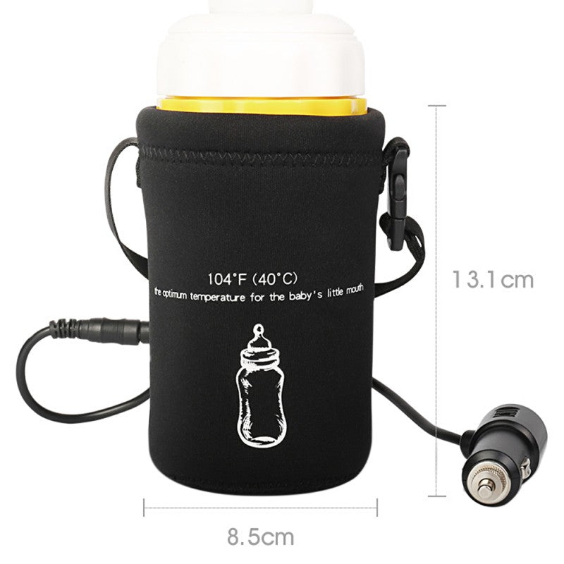 מחמם בקבוקים נייד עם טעינת USB לשימוש ברכב