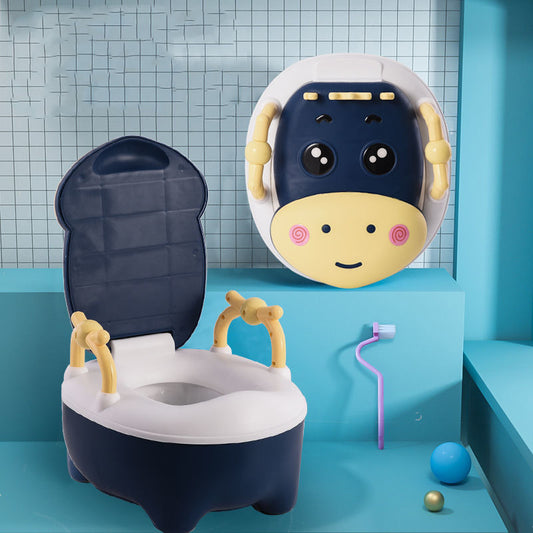 סיר גמילה לתינוק בעיצוב ארגונומי עם מושב מרופד
