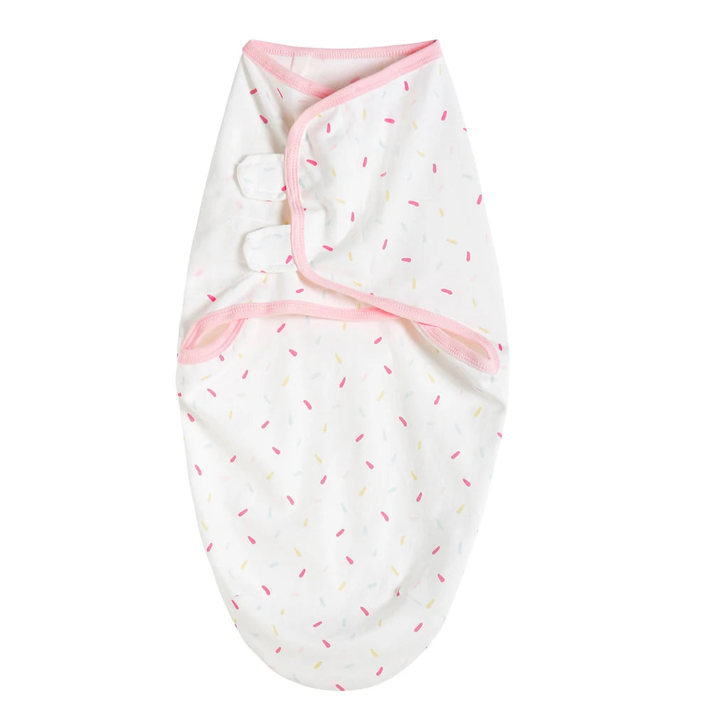 Lightweight Summer Cotton Newborn Swaddle Sleeping Bag