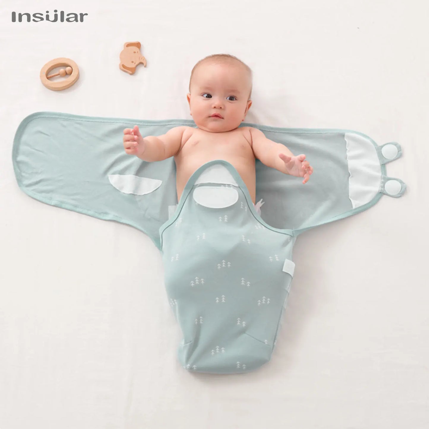Lightweight Summer Cotton Newborn Swaddle Sleeping Bag