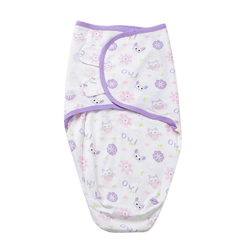 Lightweight Summer Cotton Newborn Swaddle Sleeping Bag