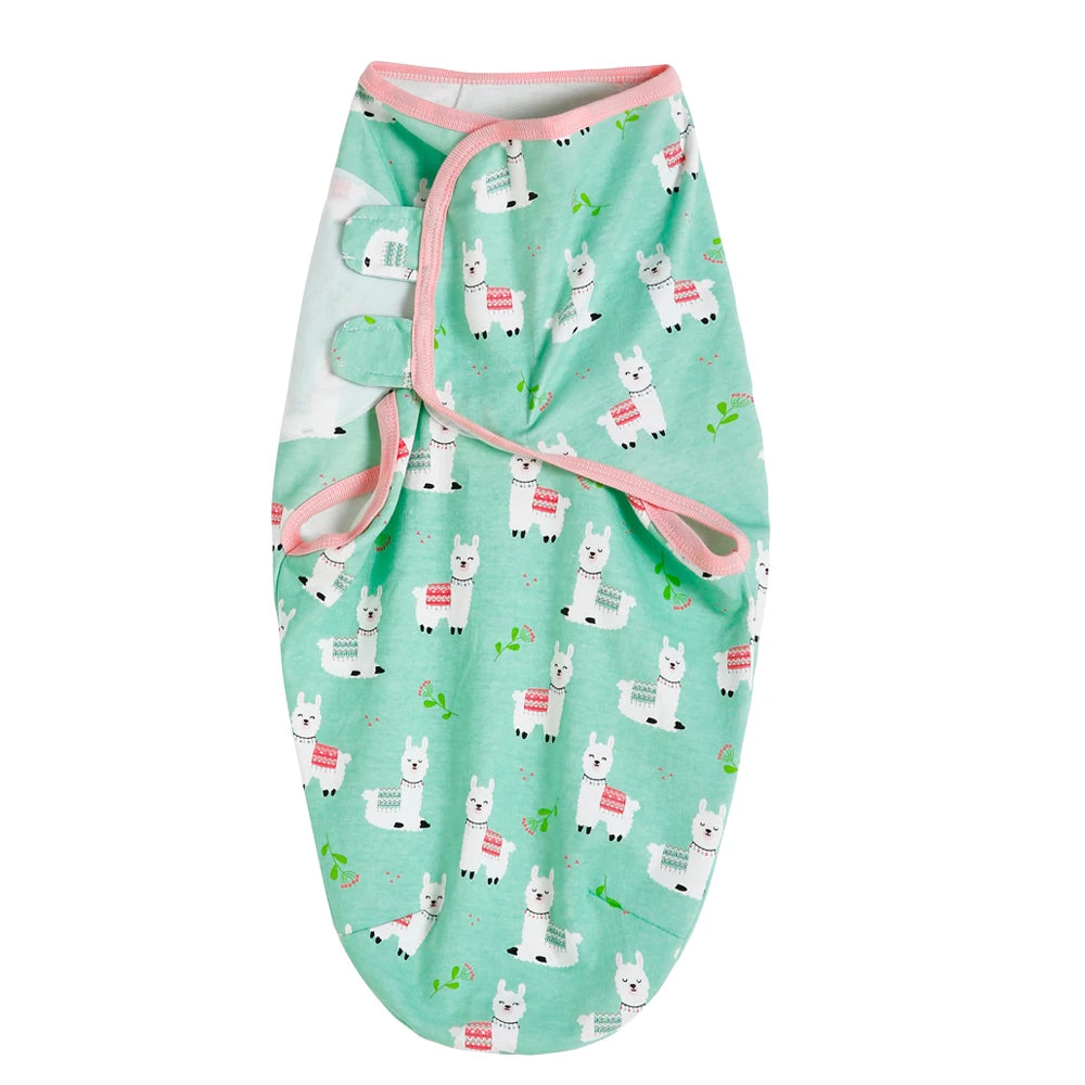 Lightweight Summer Cotton Newborn Swaddle Sleeping Bag