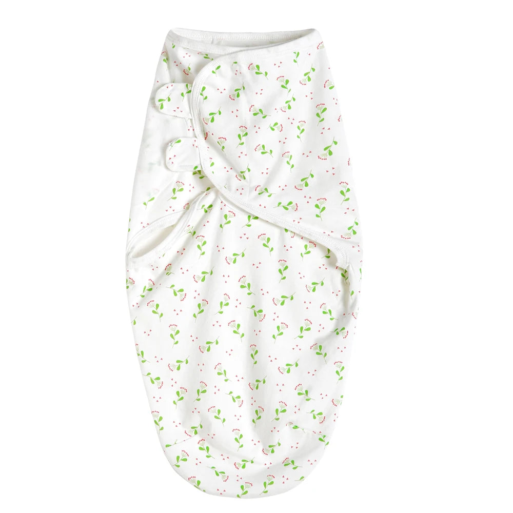 Lightweight Summer Cotton Newborn Swaddle Sleeping Bag
