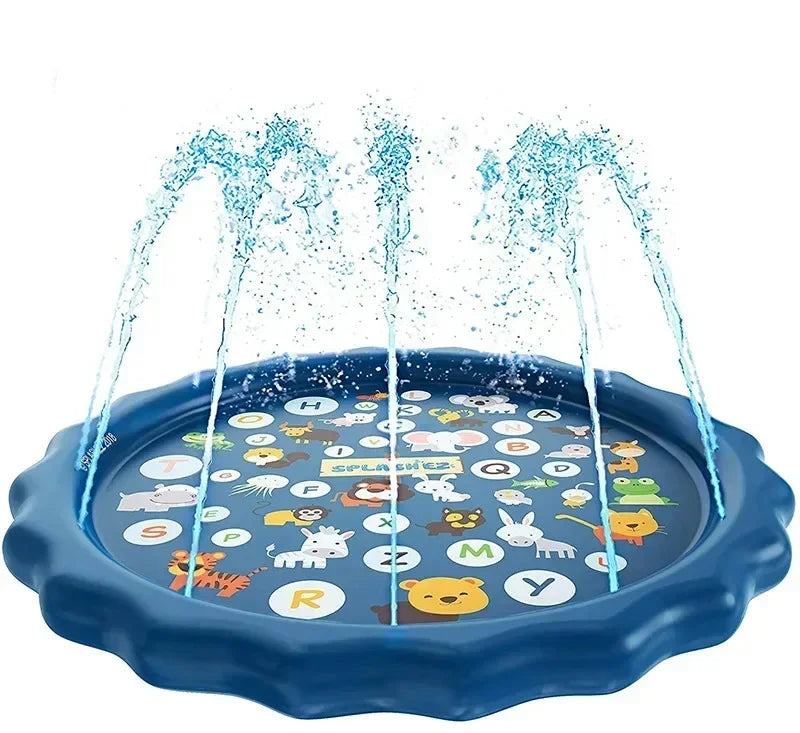 משטח התזה מתנפח לילדים עם ממטרת מים