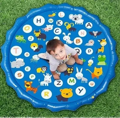 משטח התזה מתנפח לילדים עם ממטרת מים