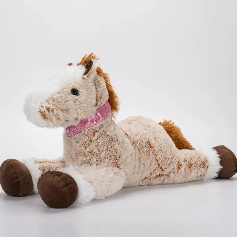 בובת סוס פרוותית גדולה במיוחד למשחק וחיבוק לחדר הילדים