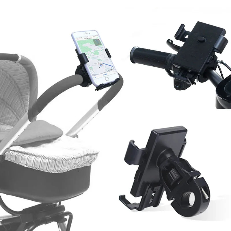 מעמד אוניברסלי לטלפון לעגלת תינוק עם סיבוב 360 מעלות