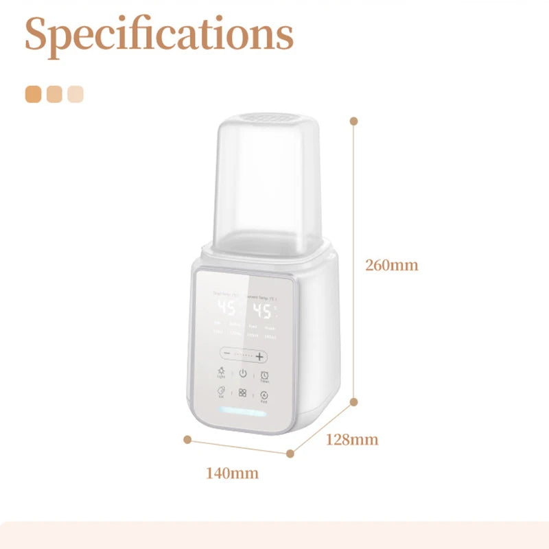 Multifunctional Baby Bottle Warmer And Steam Sterilizer White 220V