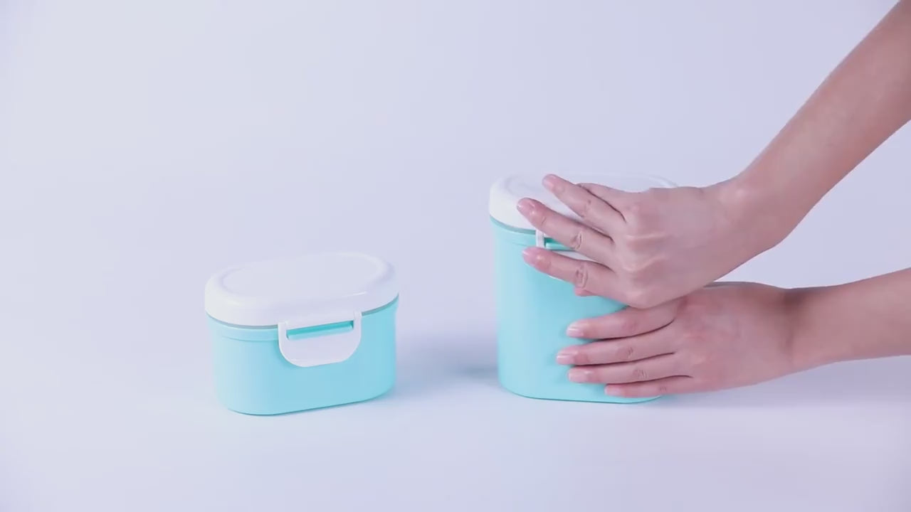 קופסת אחסון ניידת למטרנה עם כפית מדידה