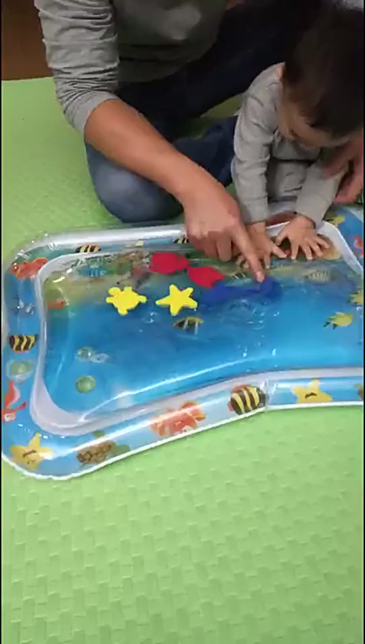 משטח פעילות מים מתנפח לתינוק לפיתוח מוטורי