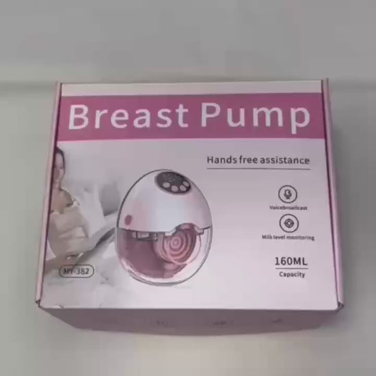 Wearable Hands-Free Electric Breast Pump with Heating Sterilizing Lid