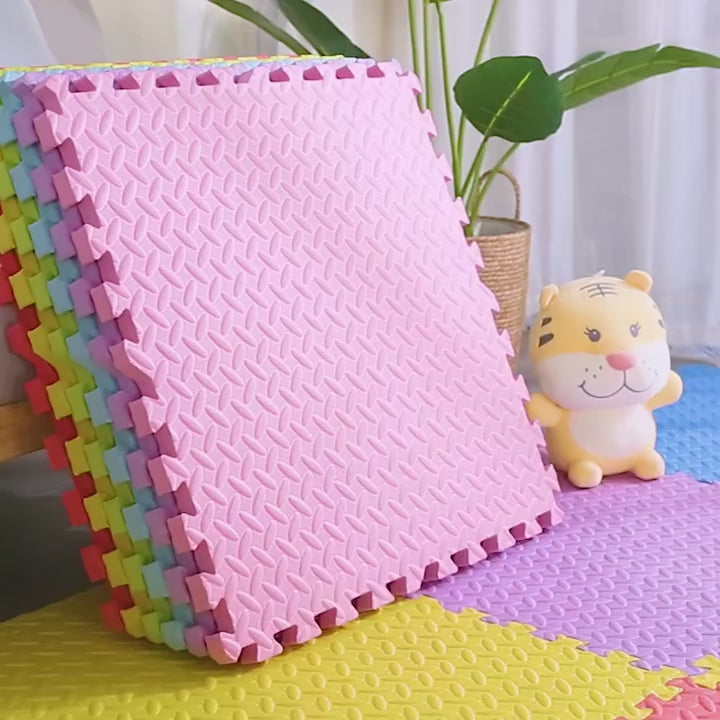 משטח פעילות פאזל לתינוק מקצף רך 1 ס"מ בטיחותי