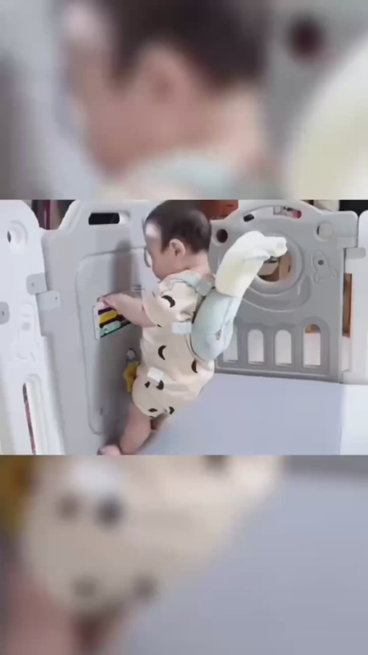 כרית הגנה לראש לתינוק נגד נפילות נושמת