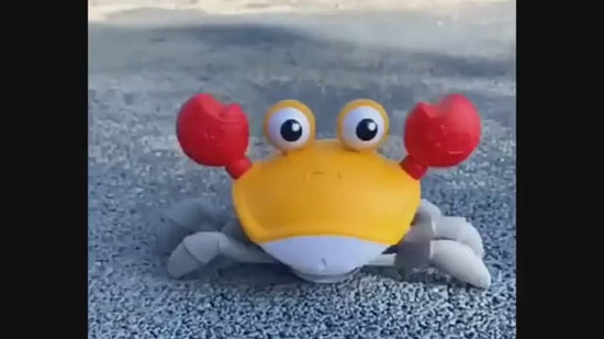 צעצוע סרטן אינטראקטיבי זוחל עם חיישן תנועה ואורות